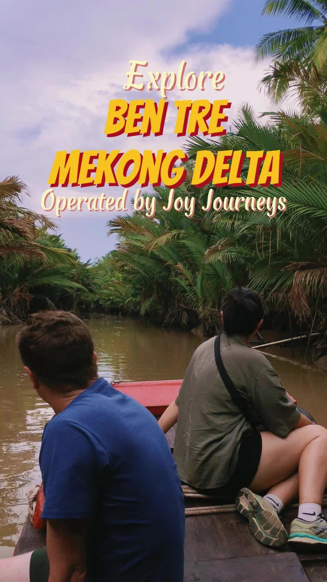 Let's escape town and explore Ben Tre - Mekong Delta 1-day tour🌴 It's a time to relax, take a deep breath, and discover the beauty of nature in the coconut village. With Joy Journeys, it's more than a trip. 🌿 #JoyJourneys #bentre #coconut #mekongdelta #vietnamtravel #saigontravel #traveltovietnam 
