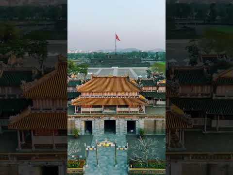 Ngo Mon is the main southern gate of Hue Imperial City