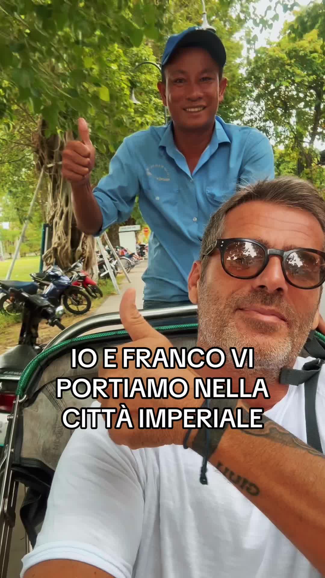Io e Franco vi portiamo nella citta imperiale di Hu&egrave; in Vietnam 👑 @IDEE PER VIAGGIARE #ideeperviaggiare #fidatidellapalma #viraccontoviaggi #jaimeframba #vietnam 