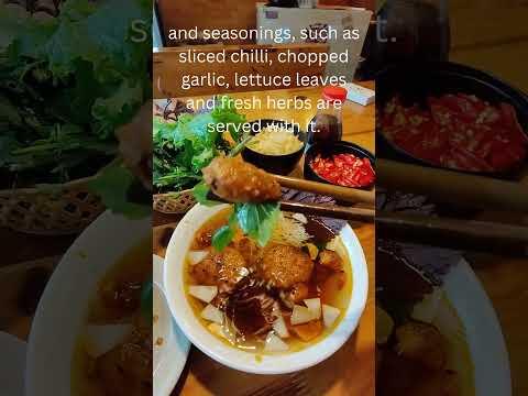 Bun Cha Hanoi, the noodle dish of northern Vietnam #shorts
