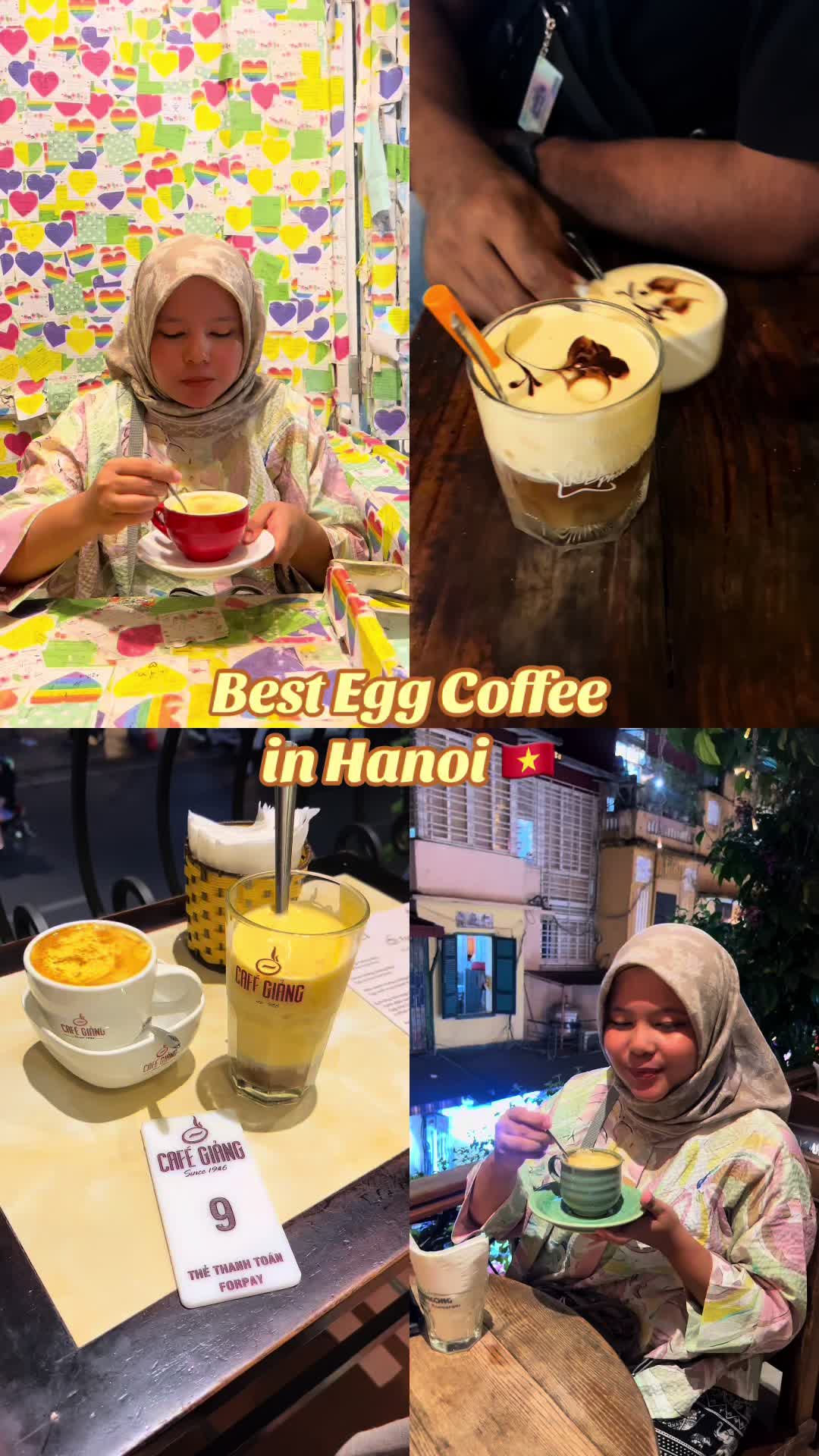 Egg 🤝 Coffee  #hanoi #eggcoffee #egg #coffee #eggcoffeehanoi #vietnam 