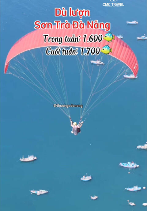 d&ugrave; lượn Sơn Tr&agrave; Đ&agrave; Nẵng #danang #reviewdanang #thuongodanang #dulich #dulichdanang #dubay #nhaydu #paragliding 