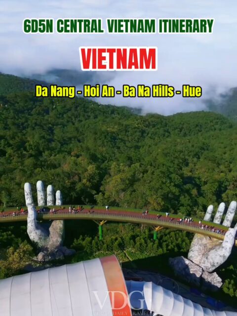 6 Days 5 Nights in Da Nang &mdash; the ultimate mix of nature, city life & hidden gems ✨ From golden bridges 🌉 to lantern towns 🏮 and blue beaches 🌊 Vietnam is calling. Are you ready? 😎 #travelvietnam #vietnam #vietnamdailytravel #vietnamdailytour #vietnampackagetour #vietnamtour