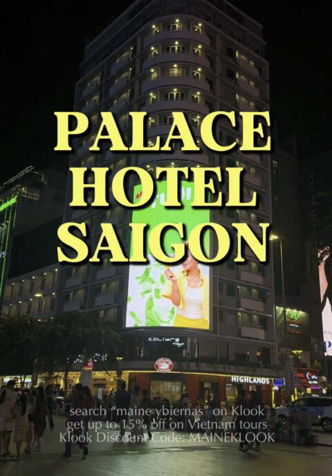 Let&rsquo;s go to Ho Chi Minh, Vietnam 🇻🇳! ✨ First time and grabe ang mura pala ng pagkain dito! Hahaha! Pero punta muna tayo dito sa hotel na pinagstayan namin! 👌 Panalo yung location 💯💯💯 as in!  search &ldquo;maine ybiernas&rdquo; on Klook get up to 15% off on Vietnam tours ✨ Klook Discount Code: MAINEKLOOK #travelph #klookph #klookkreator #instatravel #vietnam #hochiminh #vietnamtravel #palacehotelsaigon #vietnamhotel 