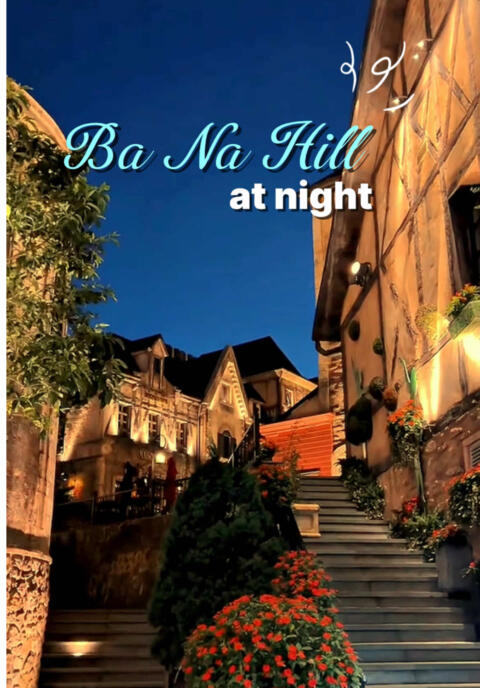 Ba Na Hills at night feels like a fairytale 🇻🇳✨ Lights, castles, cool mountain air&hellip; It&rsquo;s like stepping into another world. 💬 Who would you explore this with? 📩 DM us to plan your Vietnam trip #vietnamtravel #banahills #luxurytravel #danangtrip #asiantravel 