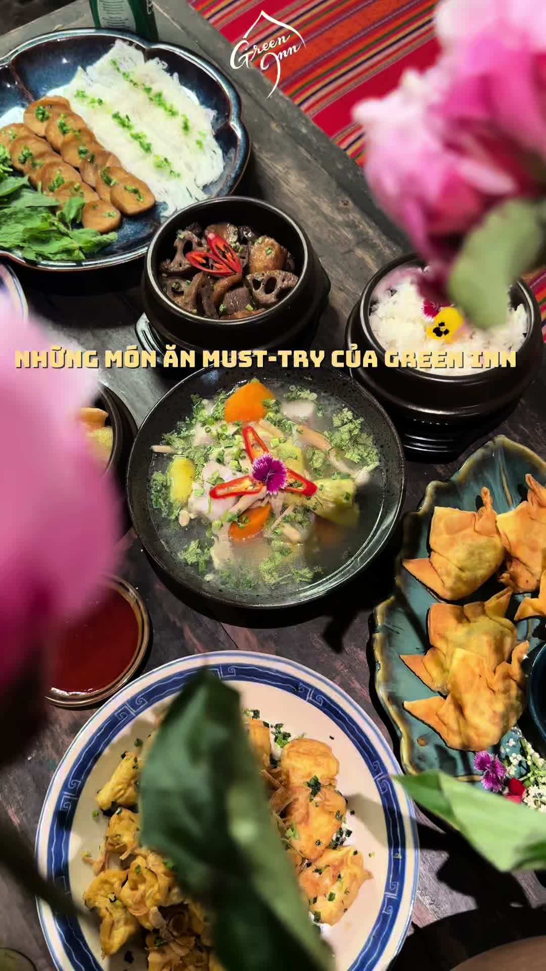 Gh&eacute; Green Inn trải nghiệm ngay những m&oacute;n ăn must-try ngay nh&eacute; 😍😋!                                          #greeninn #ănchay #đồchay #hanoirestaurant #vegan #veganrestaurant #anchay #restaurant #nh&agrave;h&agrave;ng #dochay #chay #viral #tiktok #fyp #xuhuong #xuhướng #hanoifood #hanoivegan #food 