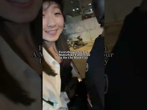Trying a Motorbike food tour in Vietnam