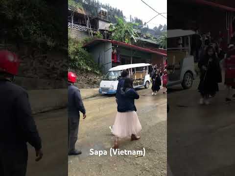 On the way to Cat Cat village (Sapa) #shorts #vietnam #travel #sapa
