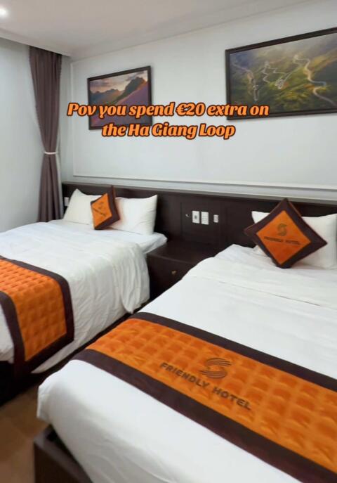 Pay a little extra for comfort? Trust me, it&rsquo;s worth it 🏠🌄 We booked the Premium tour with Road Kings and couldn&rsquo;t be happier with our experience. We had private rooms every night, small groups of only 8 people which made it so easy to connect and actually get to know everyone. The drivers felt safe and professional 🛵 and all the accommodations were clean and really nice. Another big plus with Road Kings was how well organized everything was from start to finish. Great food, smooth itinerary, helpful guides and no stress at all along the way ⛰️ Highly recommend going for the Premium tour if you like a bit more privacy and comfort. It&rsquo;s definitely worth paying a little extra for 🌞 #hagiang #hagiangloop #accommodation #roadkings #vietnam 