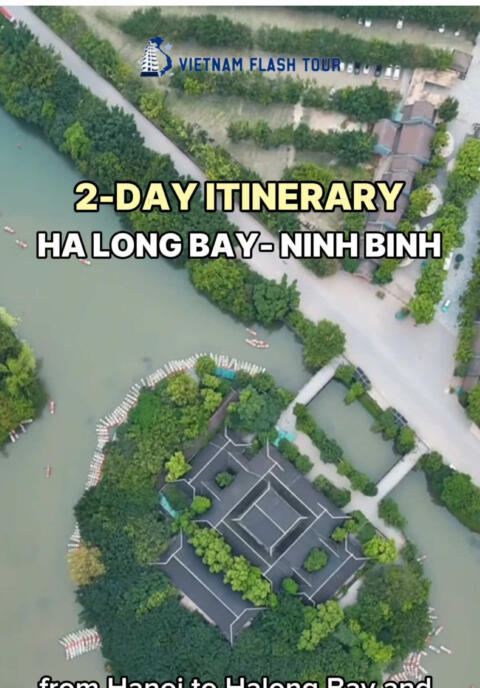 The Perfect 2-Day Trip: Ha Long Bay & Ninh Binh 🌊🏞️🇻🇳 Discover two of Northern Vietnam&rsquo;s most breathtaking destinations in just 2 days. Day 1: Travel from Hanoi to Ha Long Bay, enjoy a scenic cruise, explore caves, kayak, and relax on Titov Island, then transfer to Ninh Binh for an overnight stay. Day 2: Explore Bai Dinh Pagoda or Hoa Lu Ancient Capital, take a boat trip through Trang An Scenic Landscape Complex or Tam Coc, and climb Hang Mua for an incredible panoramic view. ✨ Save time and experience the best of Northern Vietnam. 📩 Message us to book your tour today.                                                          Vietnam Flash Tour - Hanoi office : 9E Đinh Liệt street ,Hoan Kiem dis                            WhatsApp: +84967991441 #halongbay #ninhbinh #hanoi #vietnam #vietnamtravel 