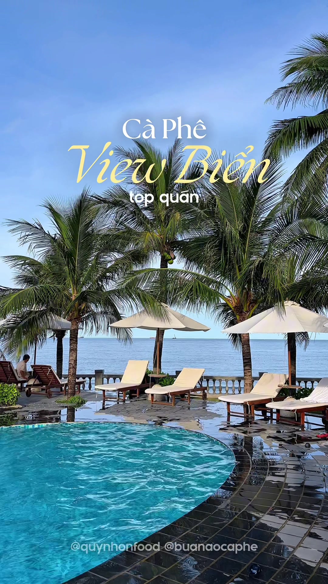 Tổng hợp cho m&iacute; bạn v&agrave;i quan c&agrave; ph&ecirc; c&oacute; view biển si&ecirc;u xinhh n&egrave; #quynhonfood #gabongfoodie #buanaocapheqn #buanaocaphe #coffee #sea 