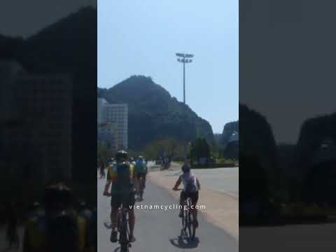 North Vietnam Cycling Tour Cat Ba Island #shorts