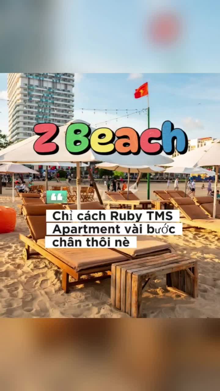 Chỉ cần băng qua đường l&agrave; tới...! Z Beach &ndash; khu phức hợp ăn chơi xịn x&ograve; vừa &ldquo;ra mắt&rdquo; ngay trước mặt tiền TMS.  Đo&aacute;n xem ở đ&acirc;y c&oacute; g&igrave;? #apartmentquynhon #homestayquynhon #zbeach #quynhon #fyp 