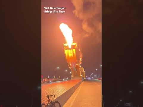 Da Nang, Vietnam @Vietnam Dragon Bridge Fire Show #vietnamtravelguide  #danangvietnam  #exploreasia