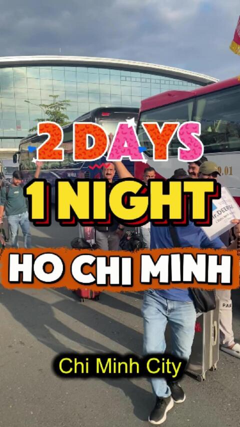 Visit Ho Chi Minh City with 2 Days 1 Night ✈️📸 #hochiminh #hochiminhcity #vietnamtravel #travelasia #explorevietnam 