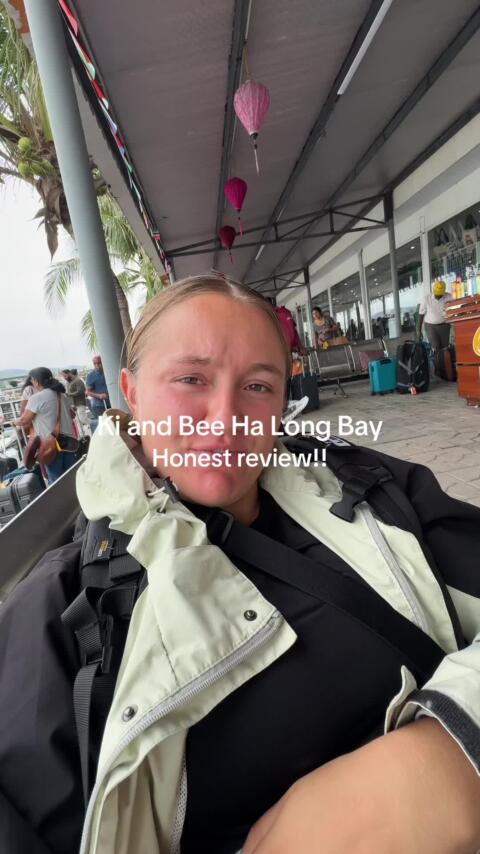 THIS IS OUR PERSONAL OPINION, do as you please but we do not recommend 👎🏽 #halongbay #travel #vietnam #bestfwends #traveltok #fyp #review 