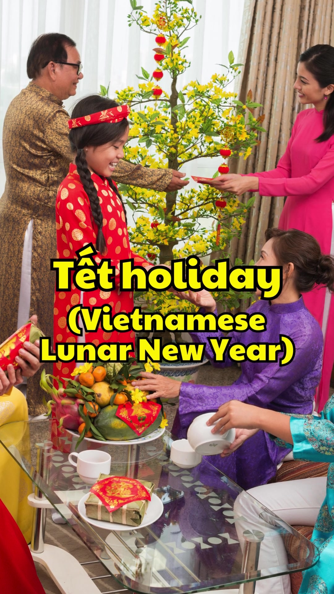 Vietnamese Lunar New Year (Tết Holiday) #tetholiday #lunarnewyear #vocabulary #vietnameseculture #learningenglish #hoctienganhmoingay #hoctienganhcanban #readwithkids 