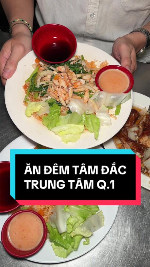 Qu&aacute;n ăn đ&ecirc;m m&agrave; m&igrave;nh kh&aacute; t&acirc;m đắc ngay trung t&acirc;m Q.1 #vtmgr #LearnOnTikTok #ansapsaigon #ancungtiktok #saigon 