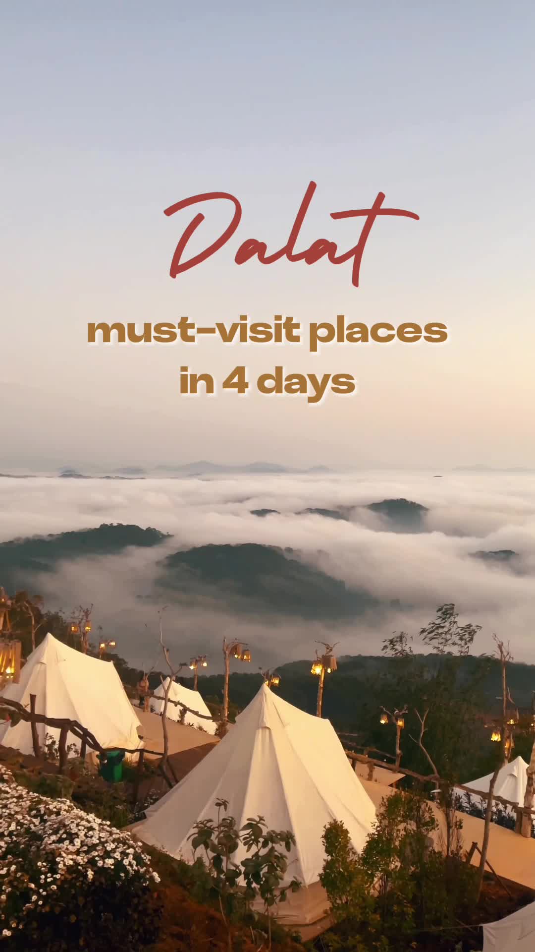 The plan you didn't know you needed in Dalat #MeetUpVietnam #solotravel #bucketlist #backpackingvietnam #vietnamitinerary #thingstodoinvietnam