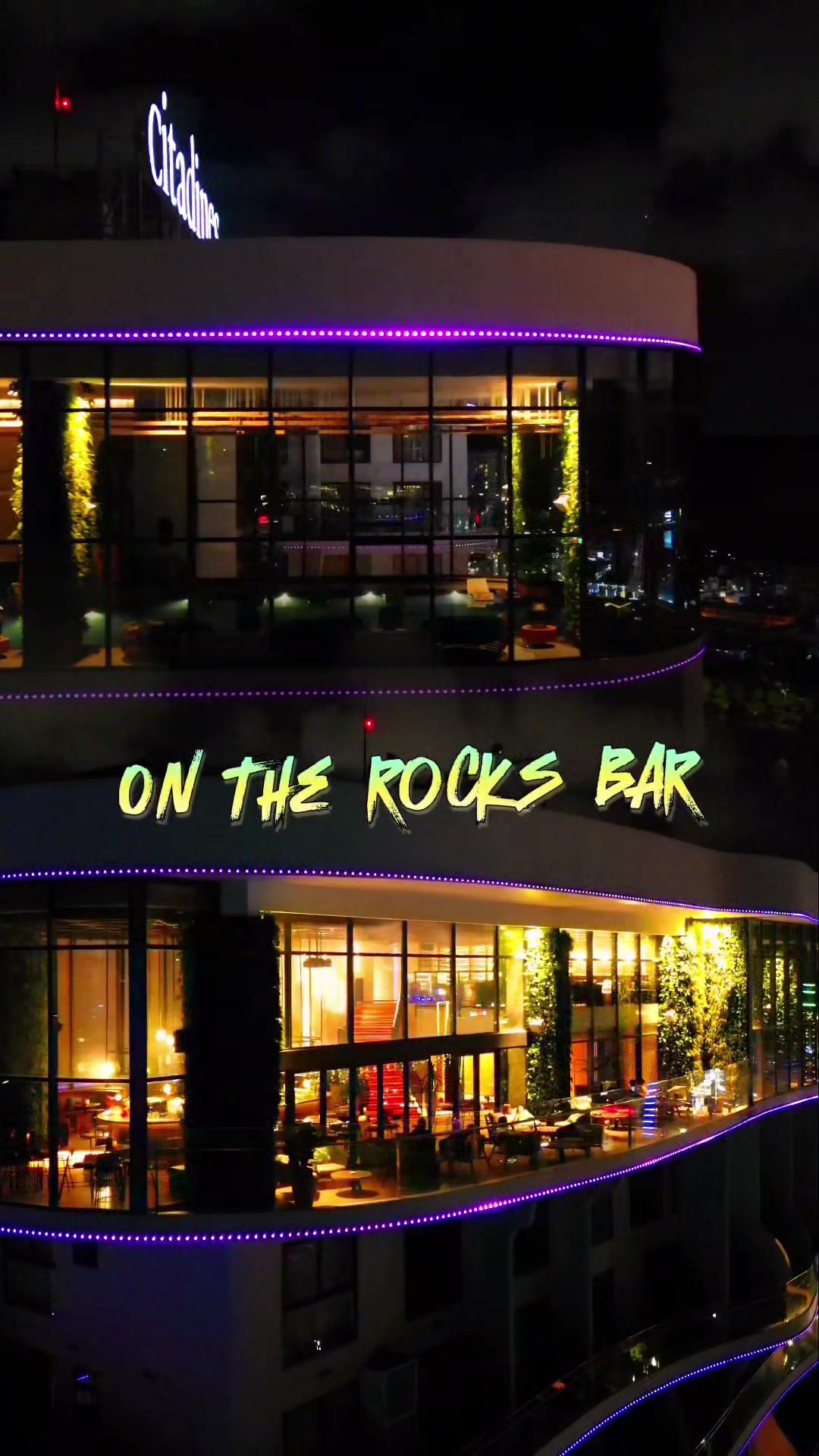 On The Rocks Bar🍸 #citadines_marina_halong #halongcity #SailingClub #bar #alextien #quangninh #chaohe2024☀️ #dulichhalong #nigth #xuhuong #trending 