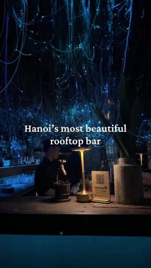 The most beautiful rooftop bar we have seen in Hanoi ✨🍸 📍 Bar Dinh Rooftop Lounge A perfect evening overlooking the bustling city of Hanoi 🌃 #vietnam #hanoi #bardinhrooftop #cocktails #travel #luxurytravel #thingstodo #fyp 