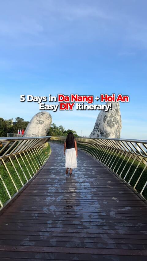 5 days itinerary Hoi An + Da Nang Vietnam For hotels, we booked through agoda. Use my code to get a discount KARENAGODA (to redeem > open agoda app > go to DEALS > click ☑️) #danangitinerary #vietnam #fyp #travel 