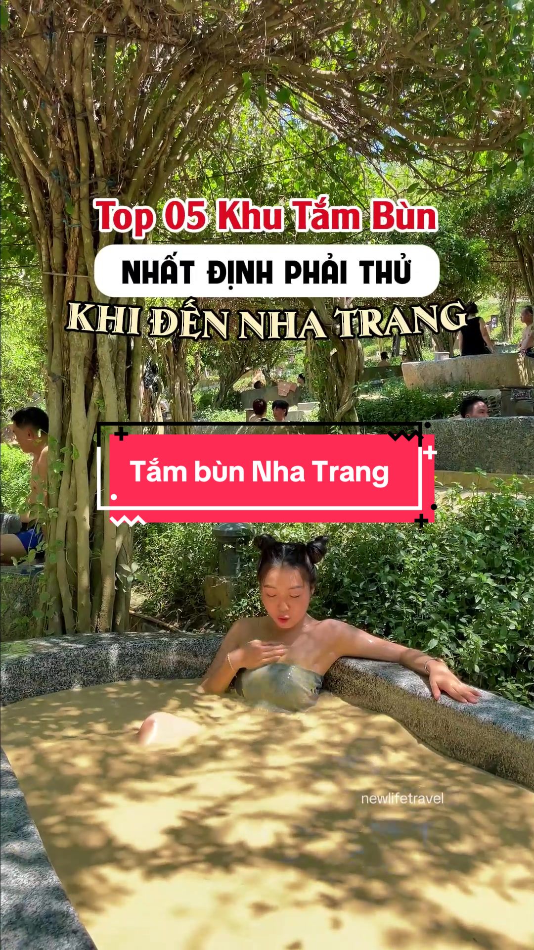 Điểm danh Top 5 khu tắm b&ugrave;n Nha Trang. Vừa thư gi&atilde;n vừa c&oacute; ảnh sống ảo cực chất. Đi du lịch Nha Trang phải thử tắm b&ugrave;n nha! #tambunnhatrang #reviewnhatrang #dulichnhatrang #nhatrangoi #newlifetravel  
