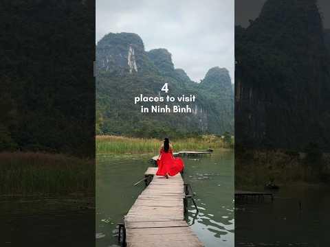 4 best places to see in Ninh Binh, Vietnam 🇻🇳 #ninhb&igrave;nh #vietnam #northvietnam