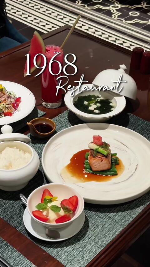 Ăn trưa trong kh&aacute;ch sạn 5⭐️ kh&ocirc;ng xa xỉ như tui vẫn tưởng ✨ #1968restaurant #dining #setlunch #peridotgrandluxuryboutiquehotel 