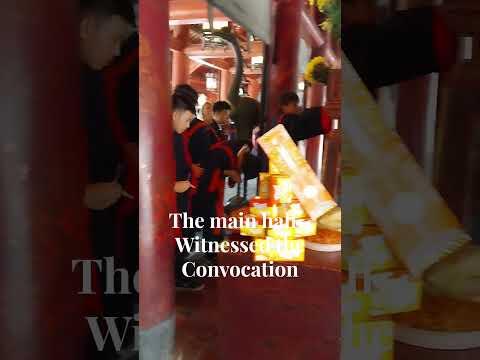 Glimpses of Temple of Literature in Hanoi. Enchanting with stunning architecture  #shorts