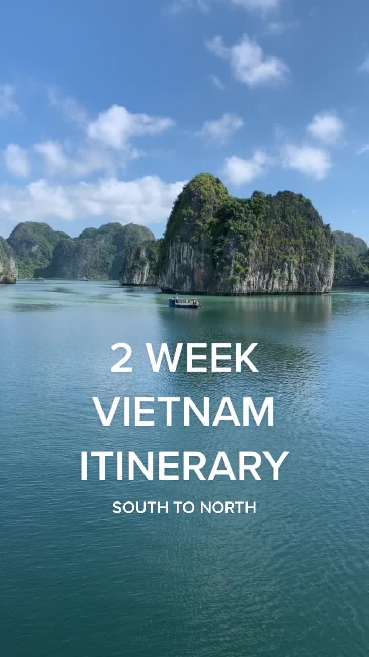 Quick Vietnam itinerary🇻🇳 before you come for me I am aware I missed some of the best places! #vietnam #itinerary #vietnamitinerary #backpacking #backpacker #backpack #travel #foryou #fyp 