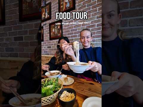 Street food tour in Hanoi, Vietnam 🇻🇳 With Hanoi Street Food Tours. A great way to explore the city!
