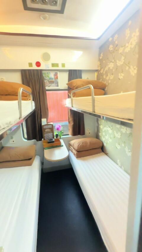Adventerous on a Viollette Train Vietnam. A 17 hours journey from da nang to hanoi#violettetrain #vietnamtrain #danang #hanoi 
