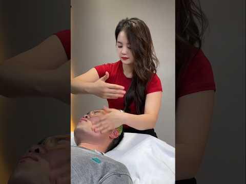 Shave & Face Massage ASMR 😱|| #asmr #asmrvideo #asmrsounds #massage #shorts #shortvideo #ytshorts ||