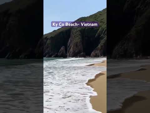 Ky Co beach - the most beautiful beach in Vietnam #shorts