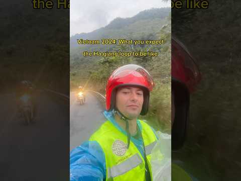 Expectations vs reality Ha Giang Loop Vietnam 🇻🇳 #shorts #solotravel #vietnam #hagiangloop