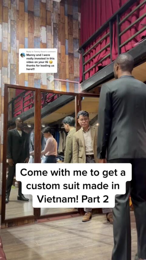 Replying to @Tammy Kwan Part 2 of my custom suit journey in Vietnam! #hanoi #vietnam #travellife #traveltok #thingstodoinhanoi #thingstodoinvietnam #menswear #mensweardaily #menswearfashion #customsuit #tailoring 