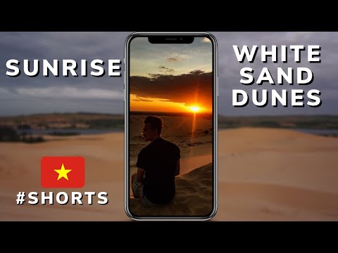 SUNRISE at WHITE SAND DUNES | Mui Ne, Vietnam 🇻🇳 #shorts