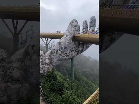 Golden Bridge Da Nang Bana Hills in #vietnam #india #vietnamtravel #banahills