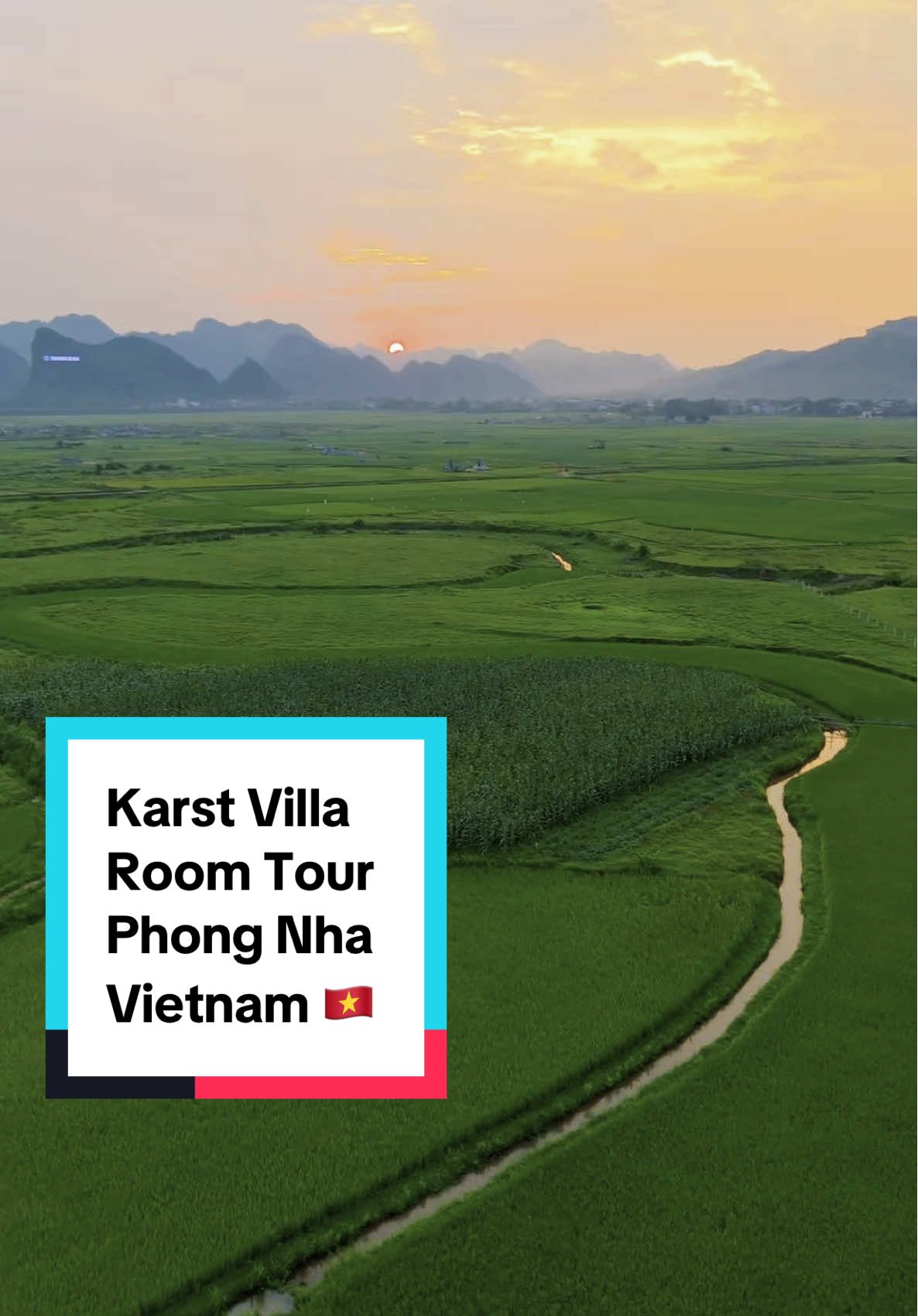 🌄✨ Discovering paradise at Karst Villas in Phong Nha, Vietnam! 🇻🇳💚 From the warm embrace of the staff to breathtaking views of the Annamite Range, this place truly has it all! 🙌✨ For just &pound;41, our family room came with two huge double beds, a charming seating area, and a luxurious bathtub with a massive window framing stunning vistas. And let&rsquo;s not forget the balcony where we savored our morning coffee, soaking in those picturesque rice fields! ☕🌾 Rooms start from &pound;31. The a la carte breakfast was a treat! Picture this: smoothie bowls, ham and cheese toasties, silky crepes, and the freshest pineapple juice&mdash;pure bliss. 🥤🍍 And dinner? Absolutely divine! The spare ribs were a hit, the clay pot chicken was delicious, and the kids couldn't get enough of the handmade pizzas and egg noodles! 🍕🍜 With a perfect location for exploring caves and easy access to the duck stop, we loved every moment of our stay! 🏞️🌅 Whether it&rsquo;s a sunset drink or a refreshing dip, Karst Villas is all you need! 🌅💦  If you're planning a family getaway, this is THE PLACE to be! 🛌💖 📸✨ #KarstVillas #PhongNha #VietnamTravel #FamilyAdventure #TravelBloggers #HotelReview #TravelWithKids #BreathtakingViews #CulinaryDelights #Wanderlust #HiddenGems #TravelGoals #PhongNhaSunset #creatorsearchinsights 