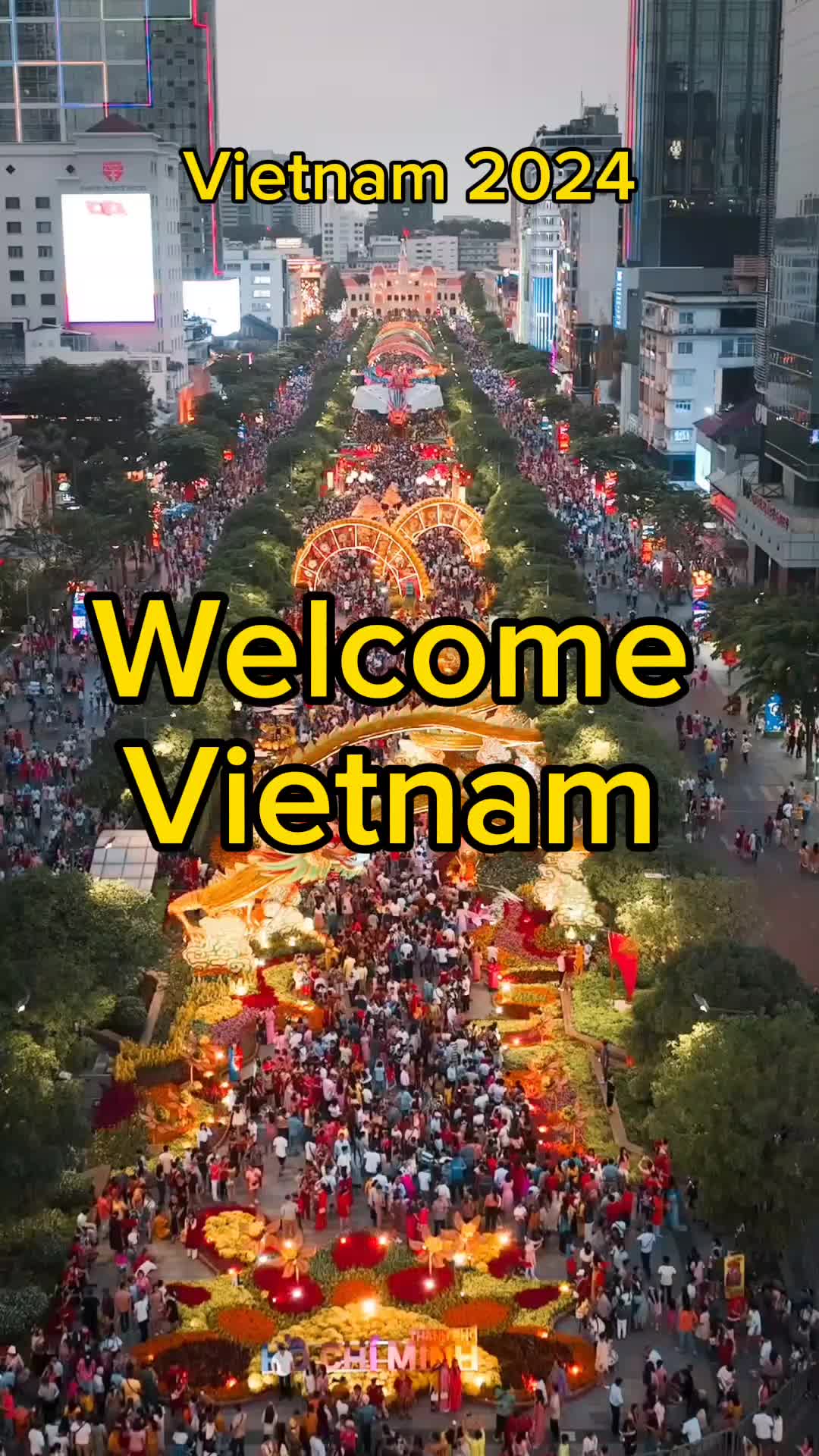 Phố đi bộ đường hoa Nguyễn Huệ Tết 2024. #ThanhThoiLuotTet #haoluuv #thinhhanh #xuhuong #phodibo #nguyenhue #tet #2024 