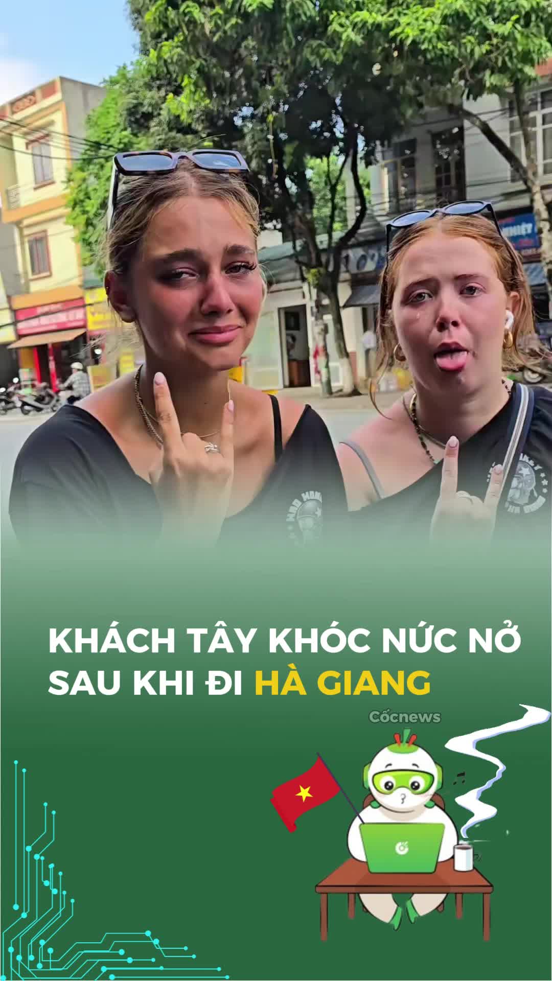 Khoảnh khắc c&aacute;c vị kh&aacute;ch T&acirc;y &ocirc;m nhau bật kh&oacute;c sau một chuyến đi ở Việt Nam đang khiến d&acirc;n mạng x&ocirc;n xao. Điều g&igrave; đ&atilde; khiến họ x&uacute;c động đến vậy? #hagiang #dulich #dulichvietnam #Cốcnews #coccoc