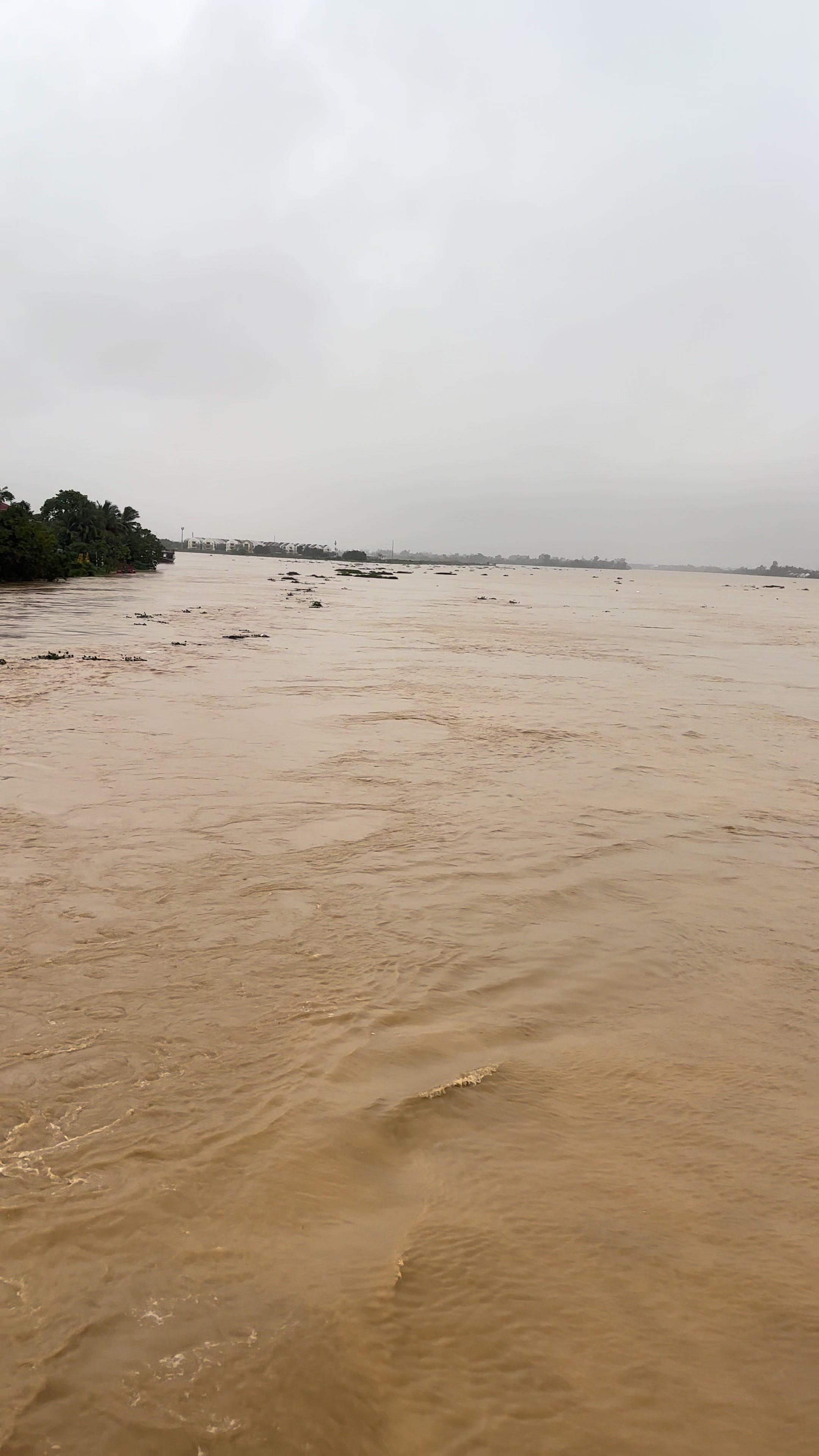 Hoi an river flooding 12pm 27/10  #vietnam #flooding #hộian #mưa 