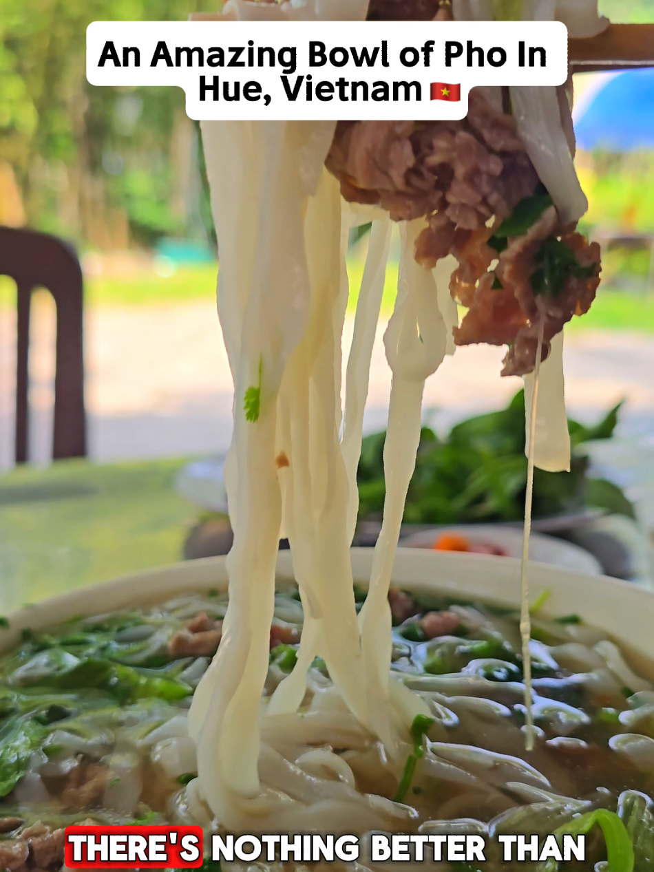 Incredible Pho In Hue, Vietnam! 🇻🇳 #travel #digitalnomad #fyp #vietnam #hue 