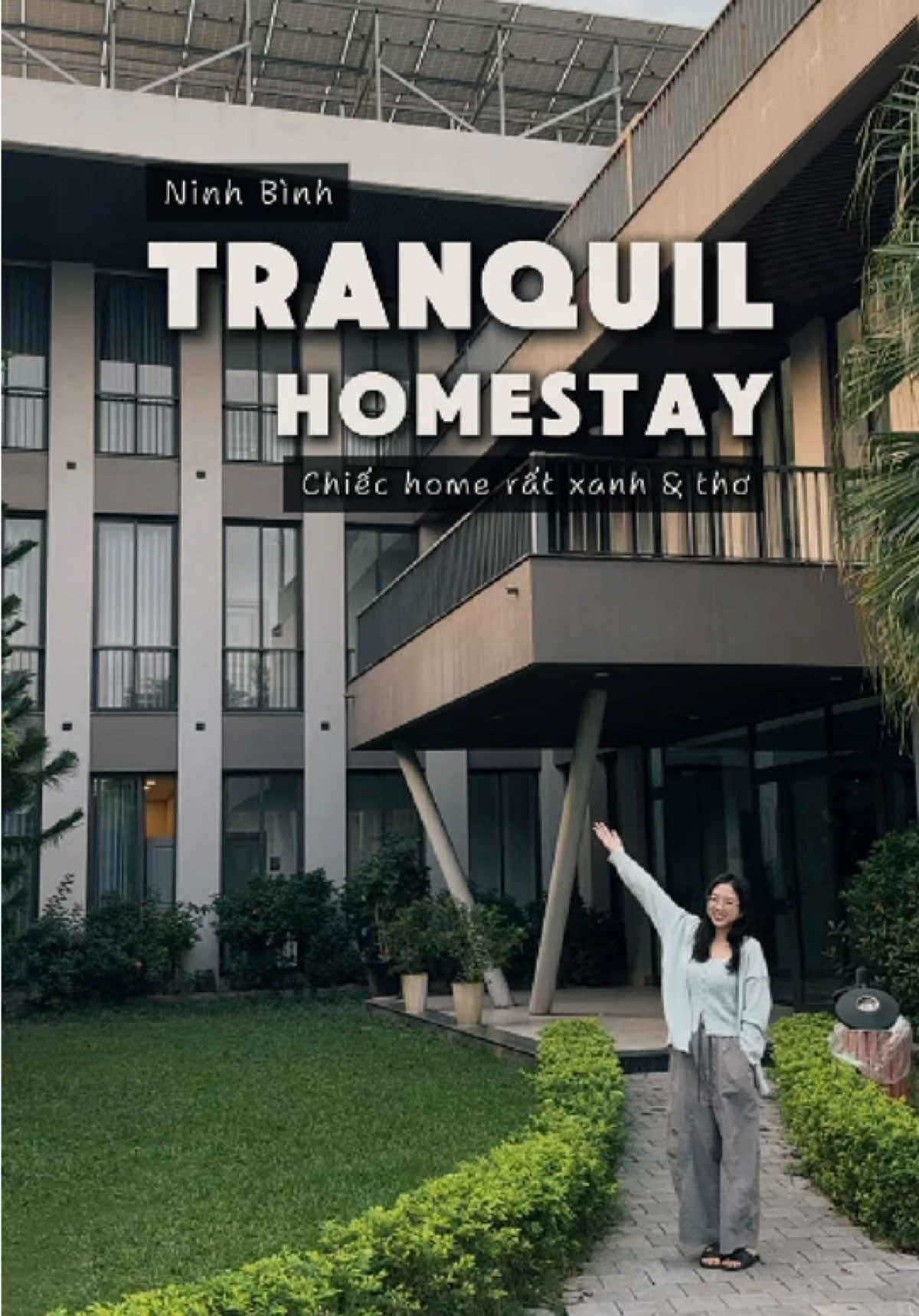 Du lịch chỉ để đổi chỗ ăn chỗ ngủ 🥲 Chiếc homestay rất xanh v&agrave; thơ tại Ninh B&igrave;nh n&egrave;e  #charmyrosie #reviewninhbinh #dulichninhbinh #homestay #ninhbinh #resort #tiktoktravel 