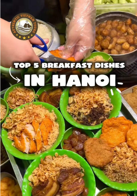 ✨ Breakfast in Hanoi: A Foodie's Paradise 🌟 From steaming bowls of Phở to the savory bites of B&aacute;nh Cuốn, Hanoi&rsquo;s breakfast scene is an unforgettable experience! 😋☕ Whether you&rsquo;re slurping up B&uacute;n Ri&ecirc;u or savoring the sweet flavors of X&ocirc;i, there's something to satisfy every craving 🌿 Top 5 Breakfast Dishes in Hanoi: Phở &ndash; The iconic Vietnamese noodle soup  B&aacute;nh Cuốn &ndash; Steamed rice rolls with savory fillings  B&uacute;n Ri&ecirc;u &ndash; Crab & tomato-based noodle soup  B&aacute;nh Đa Cua &ndash; Rich crab broth with chewy noodles  X&ocirc;i &ndash; Sweet or savory sticky rice for the perfect start!  👉 Follow for more Hanoi food adventures  #vietnam #vietnamtravel #fyp #hanoifood #hanoivietnam 