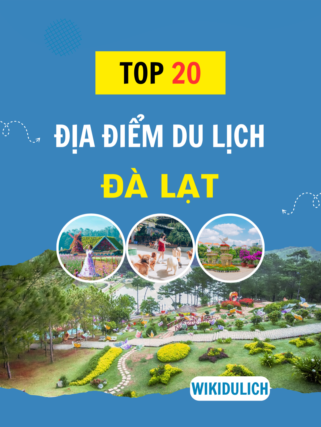 TOP 20 địa điểm du lịch ở Đ&agrave; Lạt #dalat #dulichdalat #dalatdidau #diadiemdalat