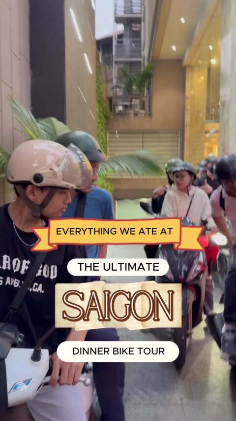 POV: Don't miss this when you visit Ho Cho Minh or Saigon! We have found the ultimate way to experience the city like a local. 🛵✨ If you&rsquo;re planning your next trip here, skip the car and hop on a bike! Weave through the night traffic to find authentic Vietnamese tastes.  🍜🥢 #travelguide #hochiminh #musttry #fyp 