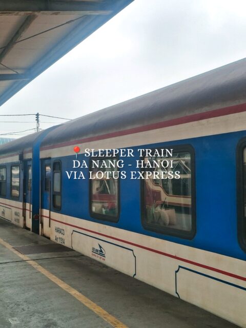 🗺 🌐16&deg;04'18.6"N 108&deg;12'35.1"E 🧭Sleeper Train from Da Nang-Hanoi via Lotus Express ✴️Da Nang Railway Station  📍Coffee and snacks are sold inside the station but for heavier meals, best to buy outside prior to entering the station 📍Charging areas are available 📍Restrooms are decent 📍Lots of seats  ✴️Lotus Express 📍Tickets bought directly from their website lotustrain.vn 📍Available cabins are 2-sleeper and 4-sleeper 📍Fare is 1,800,000 VND per person for 4-sleeper and 3,600,000 VND for 2-sleeper cabin 📍For inquiries, their WhatsApp number is active 📍Light breakfast and snacks are included 📍Complimentary coffee, tea, juice or wine at start of the journey 📍Toilets are cleaned regularly 📍Journey from Da Nang to Hanoi is approximately 17 hours 📍Train leaves 6:00 pm and arrived in Hanoi at 11:40am 📍Wifi is available but it can be spotty especially when passing through mountainous areas 📍Manage your expectations - the train is old and the term "luxury" is totally different in comparison to trains in first world countries. Disclaimer: We are not affiliated with the operator. For inquiries, please contact them directly. ----- #travel #vietnam #danang #hanoi #sleepertrain 