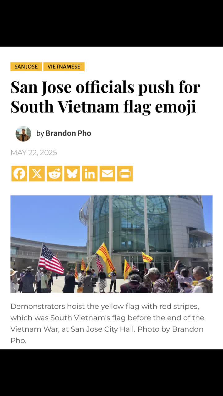 Let's make this happen! Hope and pray that we will and can eventually have our Republic flag. VNCH!! 🟨❤️🟨❤️🟨❤️🟨 #freethesouth #freevietnam #republicofvietnam #remember #fyp #foryoupage #southvietnam #republicofvietnam #republicofvietnamV #vietnamconghoa#flagemoji #republicofsouthvietnam #southvietnamflagemoji